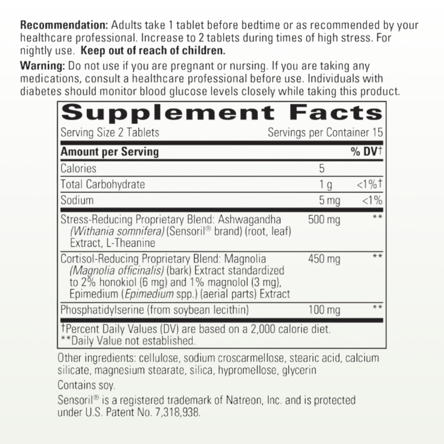 Cortisol Manager - 30 Tablets