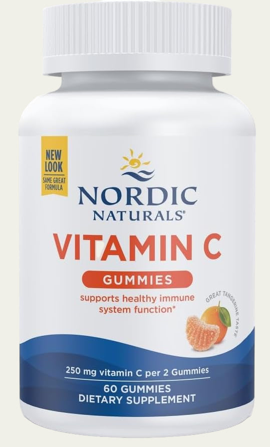 Nordic Naturals Vitamin C Gummies, Tart Tangerine - 60 Gummies