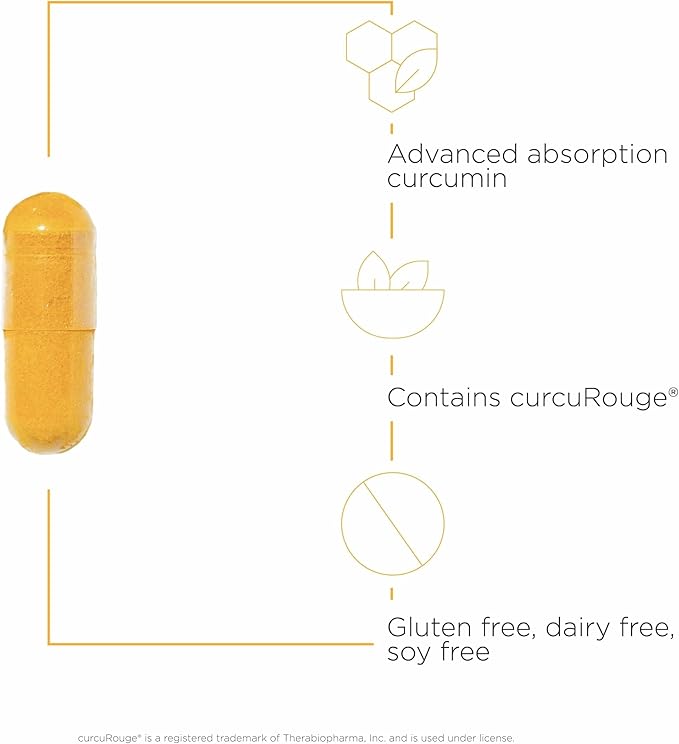 Integrative Therapeutics Curalieve - Curcumin Formula for Antioxidant Support* - 60 Capsules