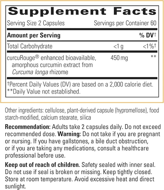 Integrative Therapeutics Curalieve - Curcumin Formula for Antioxidant Support* - 60 Capsules
