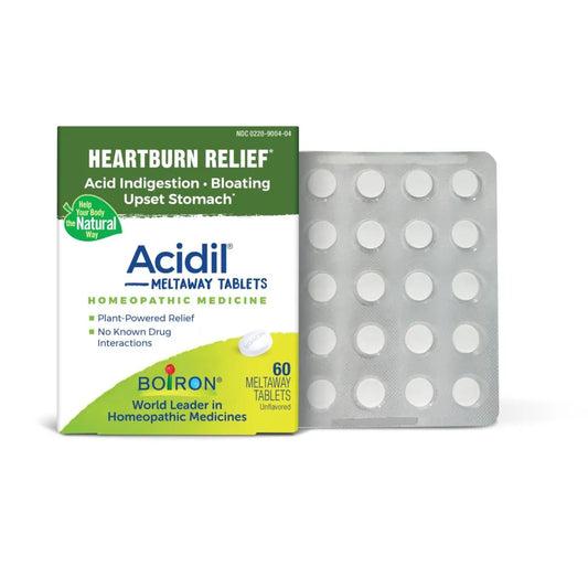 Acidil® for Heartburn Relief - 60 Meltaway Tablets