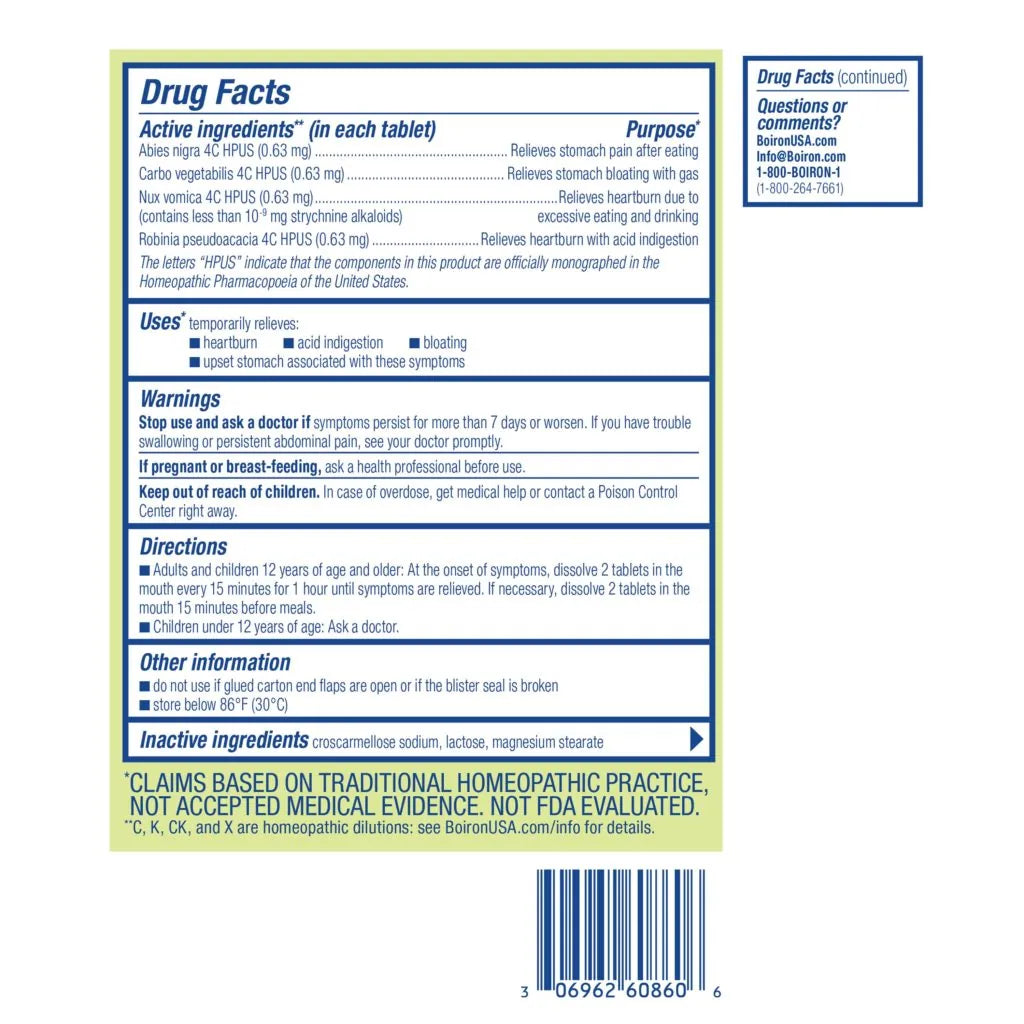 Acidil® for Heartburn Relief - 60 Meltaway Tablets