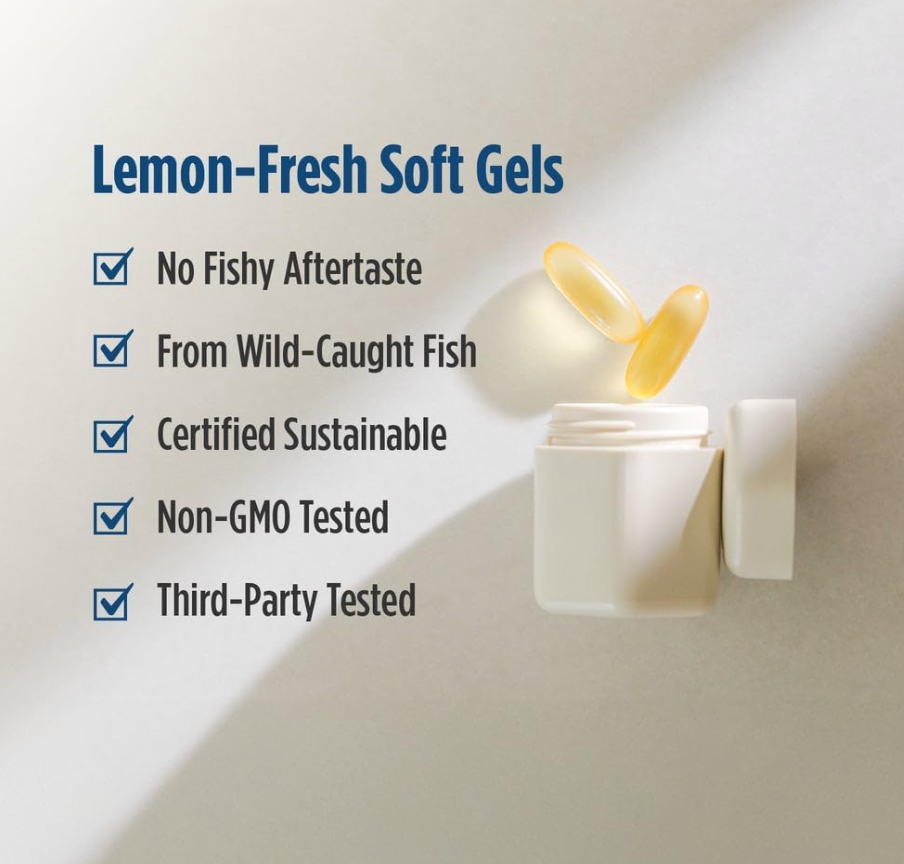 ProOmega 2000 Lemon Flavor - 60 Soft Gels