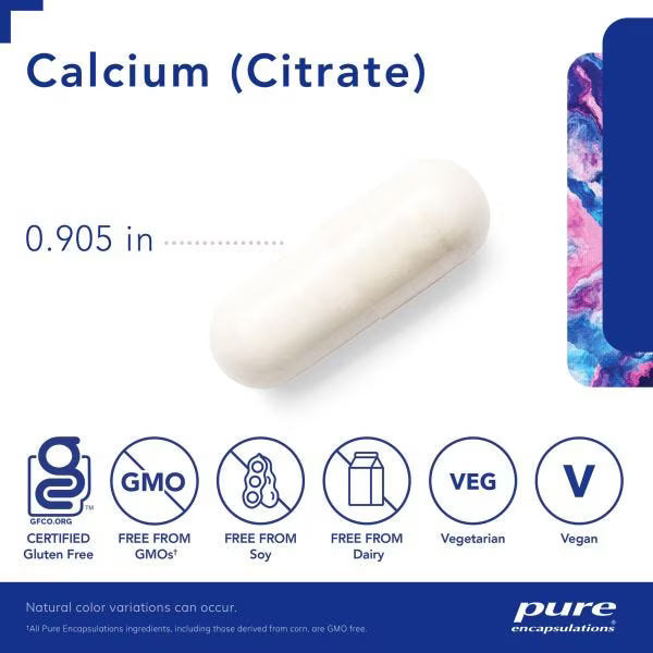 Calcium Citrate - 180 Capsules