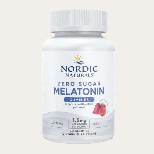 Zero Sugar Melatonin Gummies - Raspberry - 60 Gummies