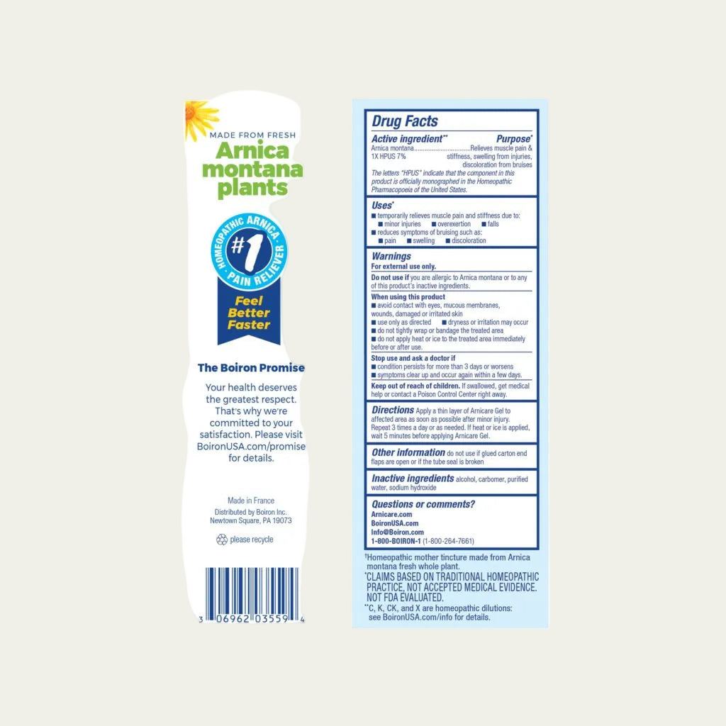Boiron Arnicare® Gel 2.6 Oz
