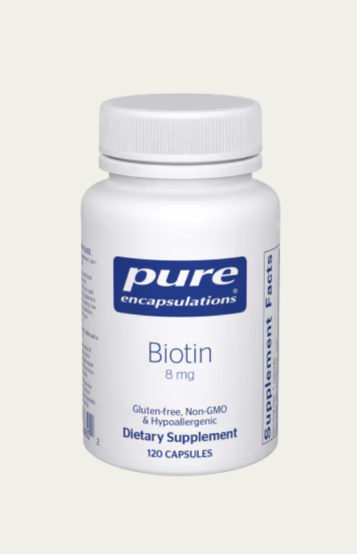 Pure Encapsulations Biotin 8 mg. 60 Capsules