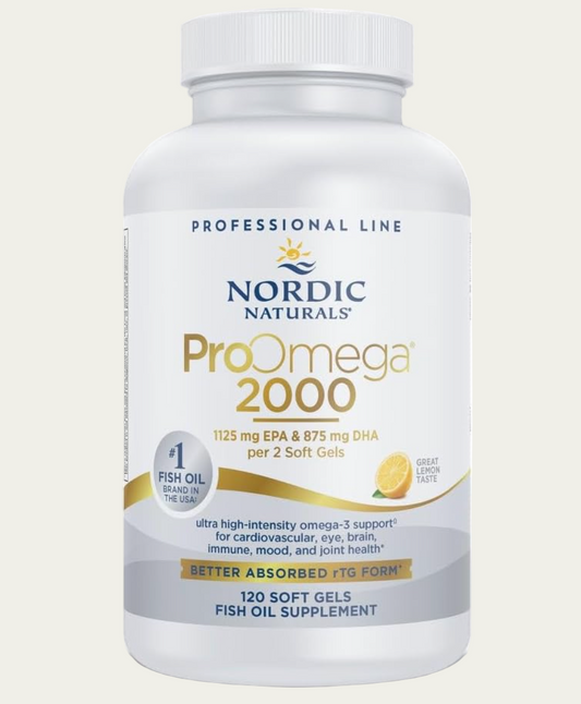 ProOmega 2000 Lemon Flavor - 60 Soft Gels