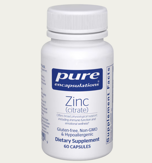 Zinc (citrate) - 60 Capsules