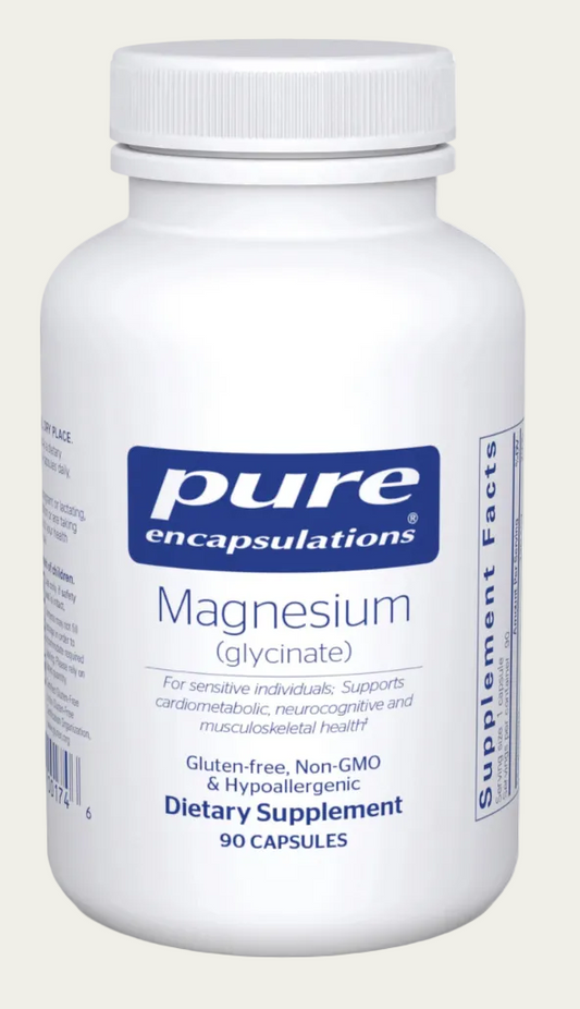 Magnesium (Glycinate) Pure Encapsulations 90 Capsules