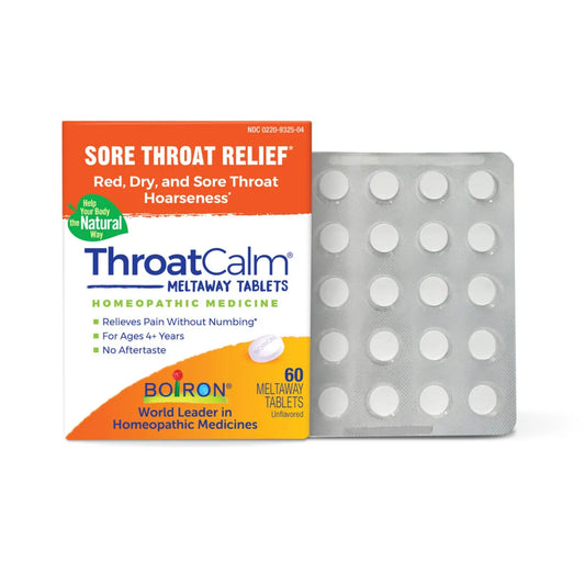 ThroatCalm® - 60 Meltaway Tablets
