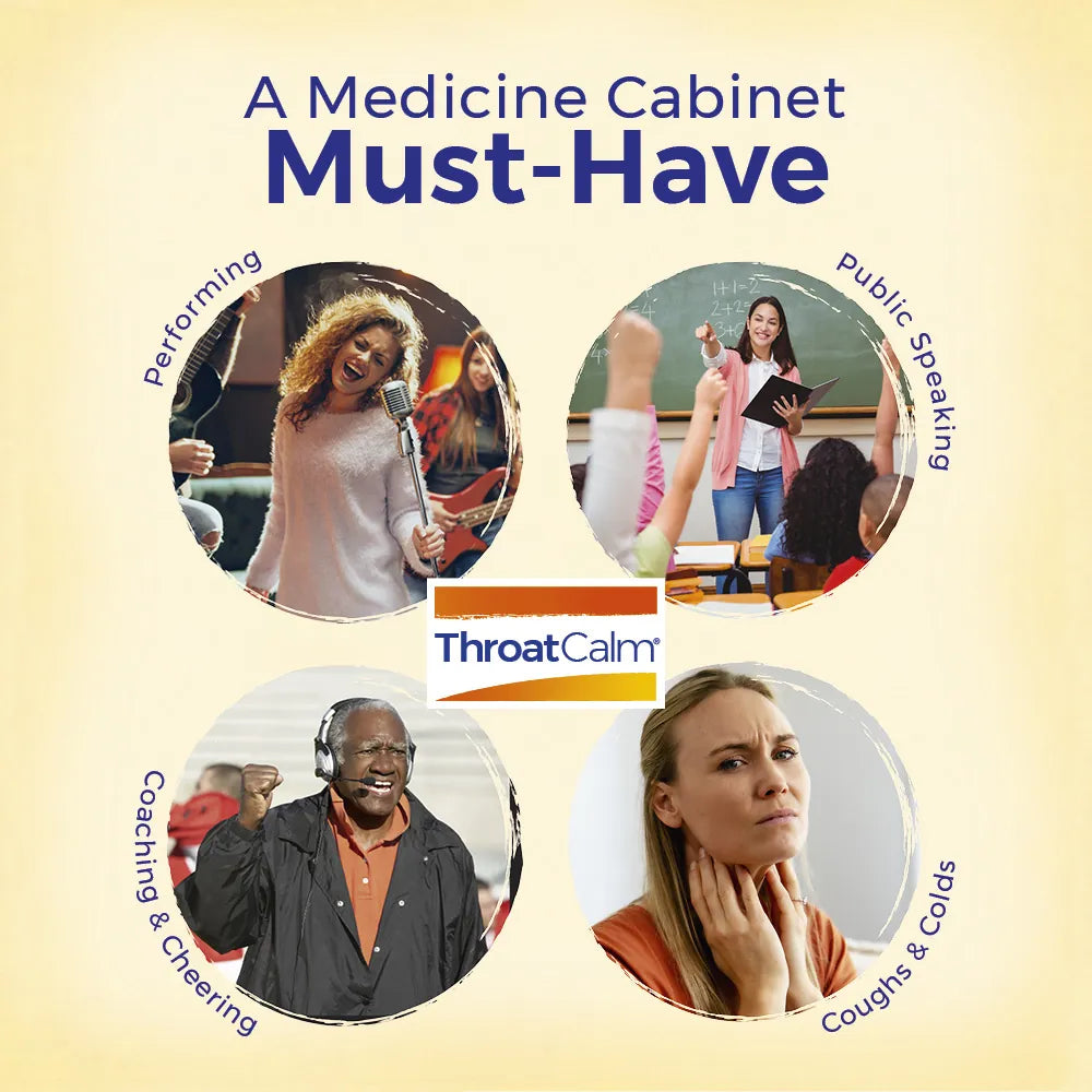 ThroatCalm® - 60 Meltaway Tablets
